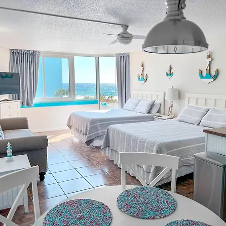 Beachfront Studio - Perfect Location - Free Beach Chairs Panama City Beach Exterior photo